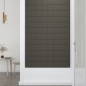 vidaXL Paneles de pared 12 uds terciopelo gris oscuro 60x15 cm 1,08 m² vidaXL Paneles de pared 12 uds terciopelo gris oscuro 60x15 cm 1,08 m²