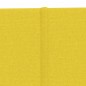 vidaXL Paneles de pared 12 uds tela amarillo claro 90x15 cm 1,62 m² vidaXL Paneles de pared 12 uds tela amarillo claro 90x15 cm 1,62 m²