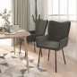 vidaXL Sillas de comedor 2 unidades terciopelo gris oscuro vidaXL Sillas de comedor 2 unidades terciopelo gris oscuro
