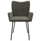 vidaXL Sillas de comedor 2 unidades terciopelo gris oscuro vidaXL Sillas de comedor 2 unidades terciopelo gris oscuro