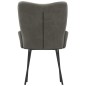 vidaXL Sillas de comedor 2 unidades terciopelo gris oscuro vidaXL Sillas de comedor 2 unidades terciopelo gris oscuro