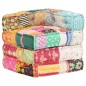 vidaXL Puf modular de tela patchwork vidaXL Puf modular de tela patchwork