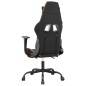 vidaXL Silla gaming masaje y reposapiés cuero sintético negro naranja vidaXL Silla gaming masaje y reposapiés cuero sintético negro naranja