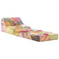 vidaXL Puf modular de tela patchwork