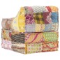 vidaXL Puf modular de tela patchwork