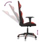 vidaXL Silla gaming de masaje cuero sintético negro y rojo vidaXL Silla gaming de masaje cuero sintético negro y rojo