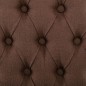 vidaXL Sillas de comedor 2 uds tela marrón efecto lino vidaXL Sillas de comedor 2 uds tela marrón efecto lino