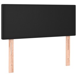 vidaXL Cabecero de cuero sintético negro 80x5x78/88 cm