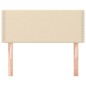 vidaXL Cabecero de tela color crema 80x5x78/88 cm vidaXL Cabecero de tela color crema 80x5x78/88 cm