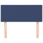 vidaXL Cabecero de tela azul 100x5x78/88 cm
