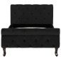 vidaXL Estructura de cama de terciopelo negro 90x200 cm vidaXL Estructura de cama de terciopelo negro 90x200 cm