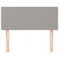 vidaXL Cabecero de tela gris claro 100x5x78/88 cm vidaXL Cabecero de tela gris claro 100x5x78/88 cm
