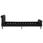 vidaXL Estructura de cama de terciopelo negro 90x200 cm vidaXL Estructura de cama de terciopelo negro 90x200 cm