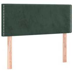 vidaXL Cabecero de terciopelo verde oscuro 80x5x78/88 cm
