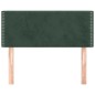 vidaXL Cabecero de terciopelo verde oscuro 80x5x78/88 cm