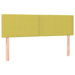 vidaXL Cabeceros 2 unidades tela verde 72x5x78/88 cm