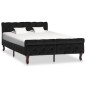 vidaXL Estructura de cama de terciopelo negro 120x200 cm vidaXL Estructura de cama de terciopelo negro 120x200 cm
