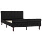 vidaXL Estructura de cama de terciopelo negro 120x200 cm vidaXL Estructura de cama de terciopelo negro 120x200 cm