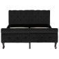 vidaXL Estructura de cama de terciopelo negro 120x200 cm vidaXL Estructura de cama de terciopelo negro 120x200 cm