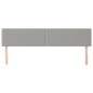 vidaXL Cabeceros 2 unidades de tela gris claro 100x5x78/88 cm vidaXL Cabeceros 2 unidades de tela gris claro 100x5x78/88 cm