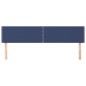 vidaXL Cabeceros 2 unidades de tela azul 100x5x78/88 cm vidaXL Cabeceros 2 unidades de tela azul 100x5x78/88 cm