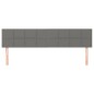 vidaXL Cabeceros 2 unidades de tela gris oscuro 80x5x78/88 cm vidaXL Cabeceros 2 unidades de tela gris oscuro 80x5x78/88 cm