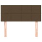 vidaXL Cabecero de tela marrón oscuro 100x5x78/88 cm vidaXL Cabecero de tela marrón oscuro 100x5x78/88 cm