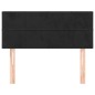 vidaXL Cabecero de terciopelo negro 90x5x78/88 cm vidaXL Cabecero de terciopelo negro 90x5x78/88 cm