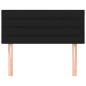 vidaXL Cabecero de tela negro 90x5x78/88 cm vidaXL Cabecero de tela negro 90x5x78/88 cm