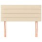 vidaXL Cabecero de tela color crema 80x5x78/88 cm vidaXL Cabecero de tela color crema 80x5x78/88 cm
