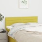 vidaXL Cabeceros 2 unidades tela verde 72x5x78/88 cm