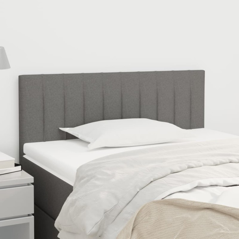 vidaXL Cabecero de tela gris oscuro 80x5x78/88 cm vidaXL Cabecero de tela gris oscuro 80x5x78/88 cm