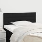 vidaXL Cabecero de tela negro 100x5x78/88 cm vidaXL Cabecero de tela negro 100x5x78/88 cm