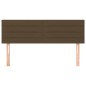vidaXL Cabeceros 2 unidades tela marrón oscuro 72x5x78/88 cm vidaXL Cabeceros 2 unidades tela marrón oscuro 72x5x78/88 cm