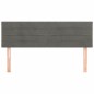 vidaXL Cabeceros 2 unidades terciopelo gris oscuro 72x5x78/88 cm vidaXL Cabeceros 2 unidades terciopelo gris oscuro 72x5x78/88 cm