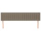 vidaXL Cabeceros 2 unidades de tela gris taupe 100x5x78/88 cm vidaXL Cabeceros 2 unidades de tela gris taupe 100x5x78/88 cm