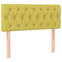 vidaXL Cabecero de tela verde 100x7x78/88 cm