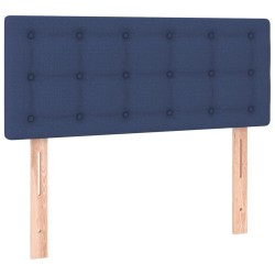 vidaXL Cabecero de tela azul 80x5x78/88 cm