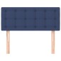 vidaXL Cabecero de tela azul 80x5x78/88 cm