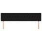 vidaXL Cabeceros 2 unidades de tela negro 100x7x78/88 cm vidaXL Cabeceros 2 unidades de tela negro 100x7x78/88 cm