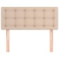 vidaXL Cabecero de cuero sintético color capuchino 80x5x78/88 cm