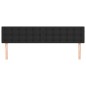 vidaXL Cabeceros 2 unidades de cuero sintético negro 100x5x78/88 cm vidaXL Cabeceros 2 unidades de cuero sintético negro 100x5x78/88 cm