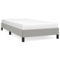 vidaXL Estructura de cama de tela gris claro 90x200 cm vidaXL Estructura de cama de tela gris claro 90x200 cm
