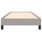 vidaXL Estructura de cama de tela gris claro 90x200 cm vidaXL Estructura de cama de tela gris claro 90x200 cm