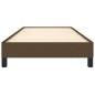 vidaXL Estructura de cama de tela marrón 90x190 cm vidaXL Estructura de cama de tela marrón 90x190 cm