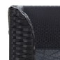 vidaXL Sofás de esquina de jardín 2 piezas ratán PE negro vidaXL Sofás de esquina de jardín 2 piezas ratán PE negro