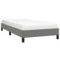 vidaXL Estructura de cama de tela gris oscuro 100x200 cm vidaXL Estructura de cama de tela gris oscuro 100x200 cm