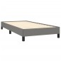 vidaXL Estructura de cama de tela gris oscuro 100x200 cm vidaXL Estructura de cama de tela gris oscuro 100x200 cm