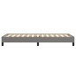 vidaXL Estructura de cama de tela gris oscuro 100x200 cm vidaXL Estructura de cama de tela gris oscuro 100x200 cm