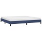 vidaXL Estructura de cama de tela gris taupe azul 200x200 cm vidaXL Estructura de cama de tela gris taupe azul 200x200 cm